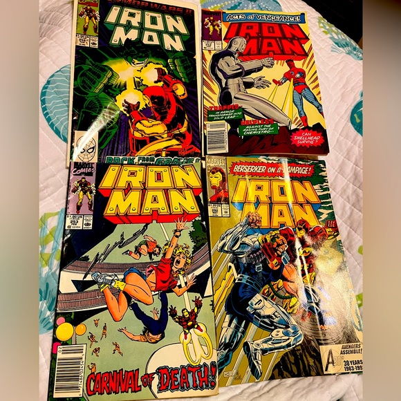 Marvel Other - Vintage 1990’s Iron Man Comic Books (4)